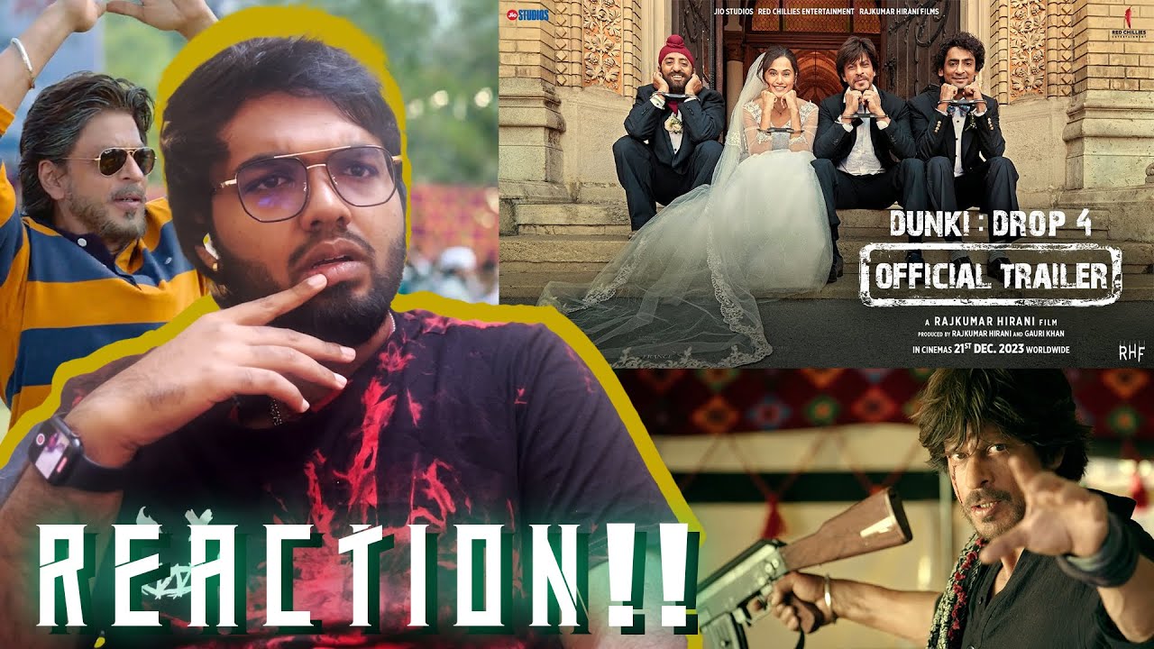 Dunki Trailer Reaction | Shah Rukh Khan & Team 🎬