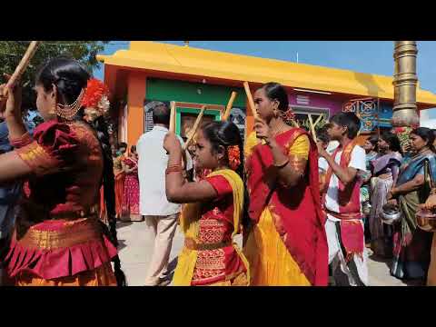 కోలాటం || జాతరలలో ఒక ముఖ్యమైన భాగం 🔱 గ్రామ దేవతల పండుగల సమయంలో ఆడే జానపద నృత్య రూపం || Eluru Jathara