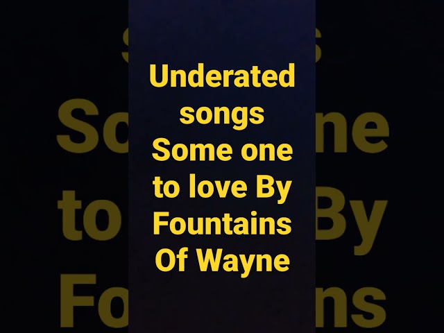 Hidden Gem: 'Someone to Love' by Fountains of Wayne 🎶