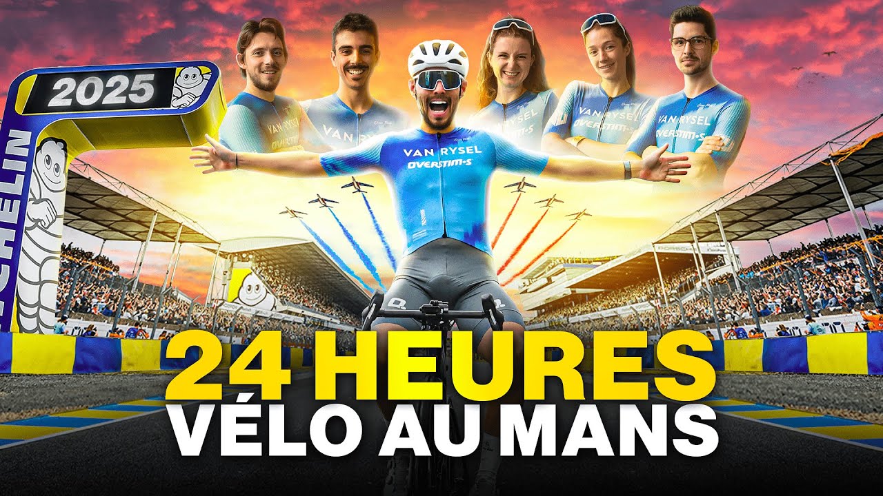 Podium aux 24h Vélo du Mans 2025 avec 6 créateurs 🚴‍♂️
