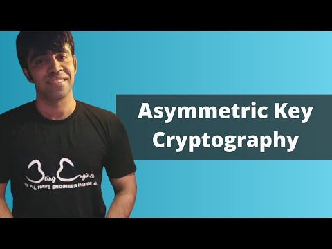 Asymmetric Key Cryptography in Network Security|| example based