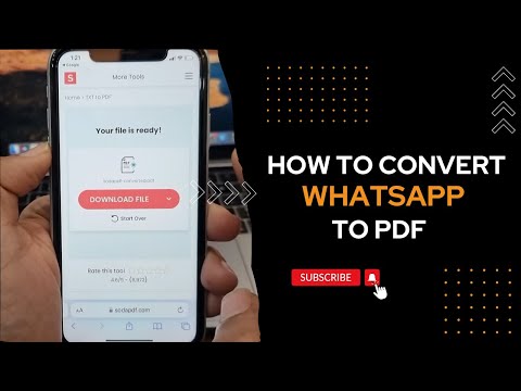 How to Export WhatsApp Chats to PDF (2 Ways that Works on iPhone & Android)