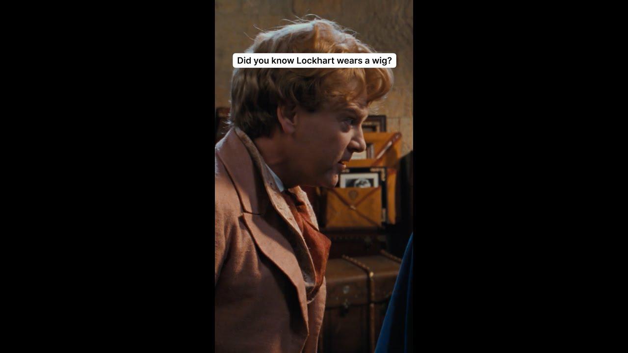 Does Lockhart wear a wig? #HarryPotter #GilderoyLockhart