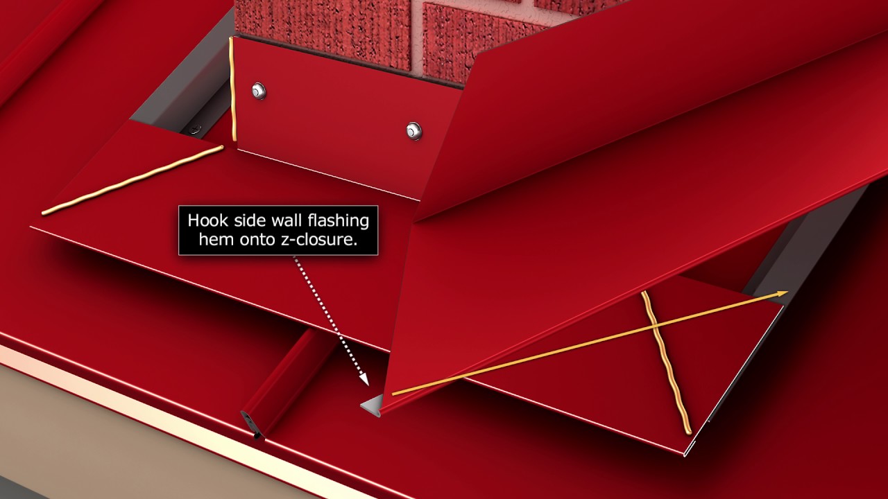 Installing Standing Seam Metal Roofing & Chimney Flashing