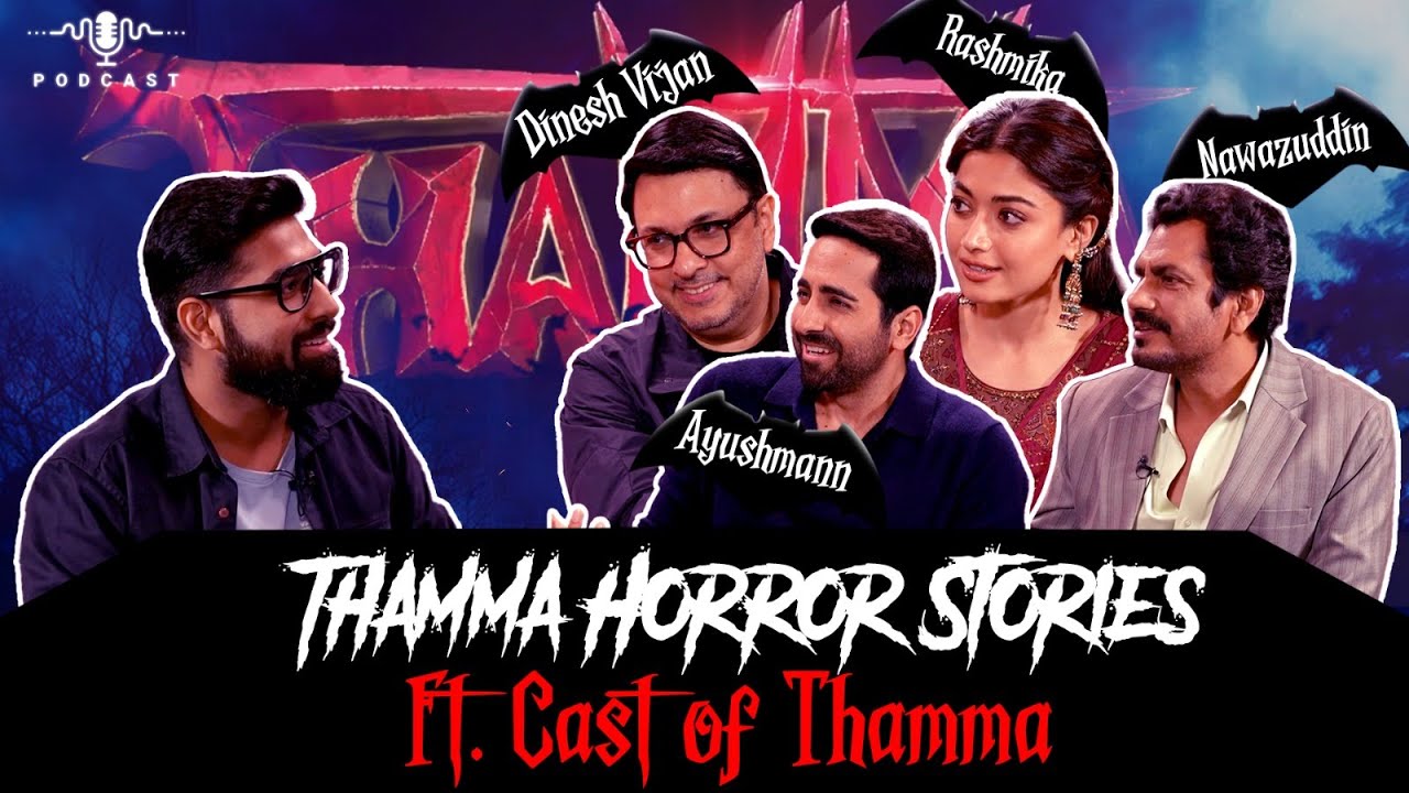 Thamma Horror Stories | Ayushmann, Rashmika & Nawaz Share Spooky True Tales 👻