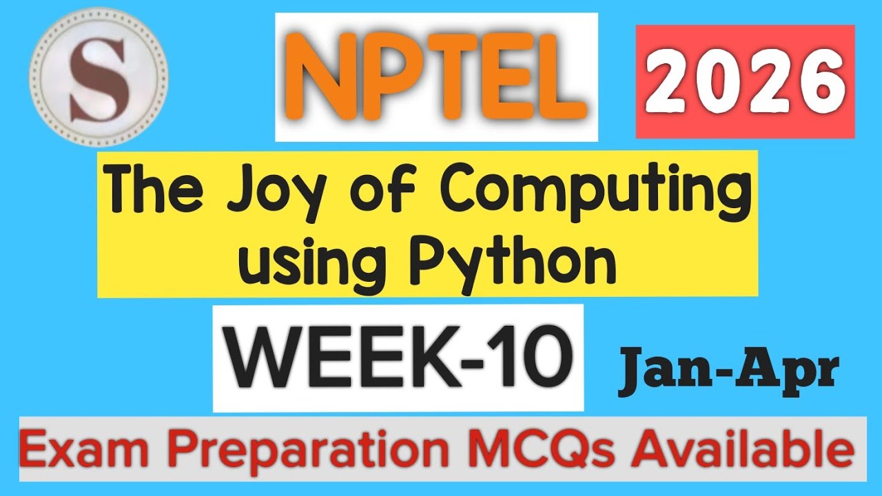 Computing with Python: Week 10 Assignment & MCQs π