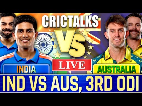 🔴 Live: IND vs AUS, 3RD ODI, Live Cricket Match Today Score, Commentary India vs Australia