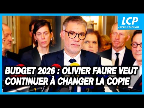 Budget 2026 : Olivier Faure souhaite poursuivre la modification des orientations du gouvernement
