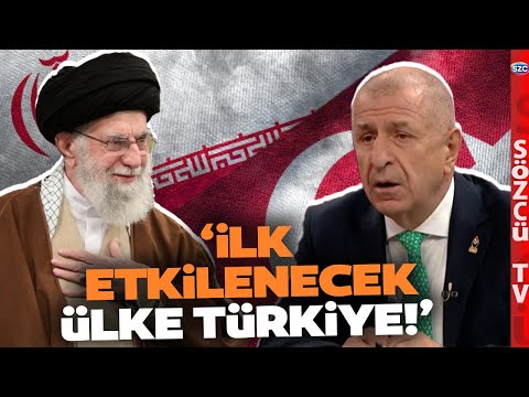 'İlk Etkilenecek Ülke Türkiye' Ümit Özdağ'dan Gündemi Sarsacak İran Sözleri!