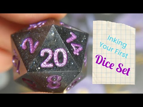 Inking your First Dice Set!