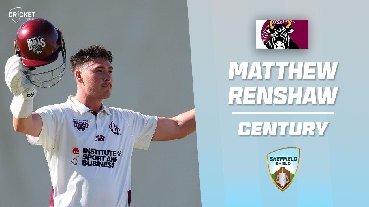Matthew Renshaw Scores Stunning Double Century in Sheffield Shield 2025-26 🏏