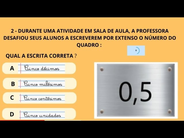 Desafie-se com o 8º Quiz de Matemática para o 5º Ano 🧠
