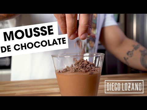Como fazer uma Mousse de Chocolate - Chef Diego Lozano