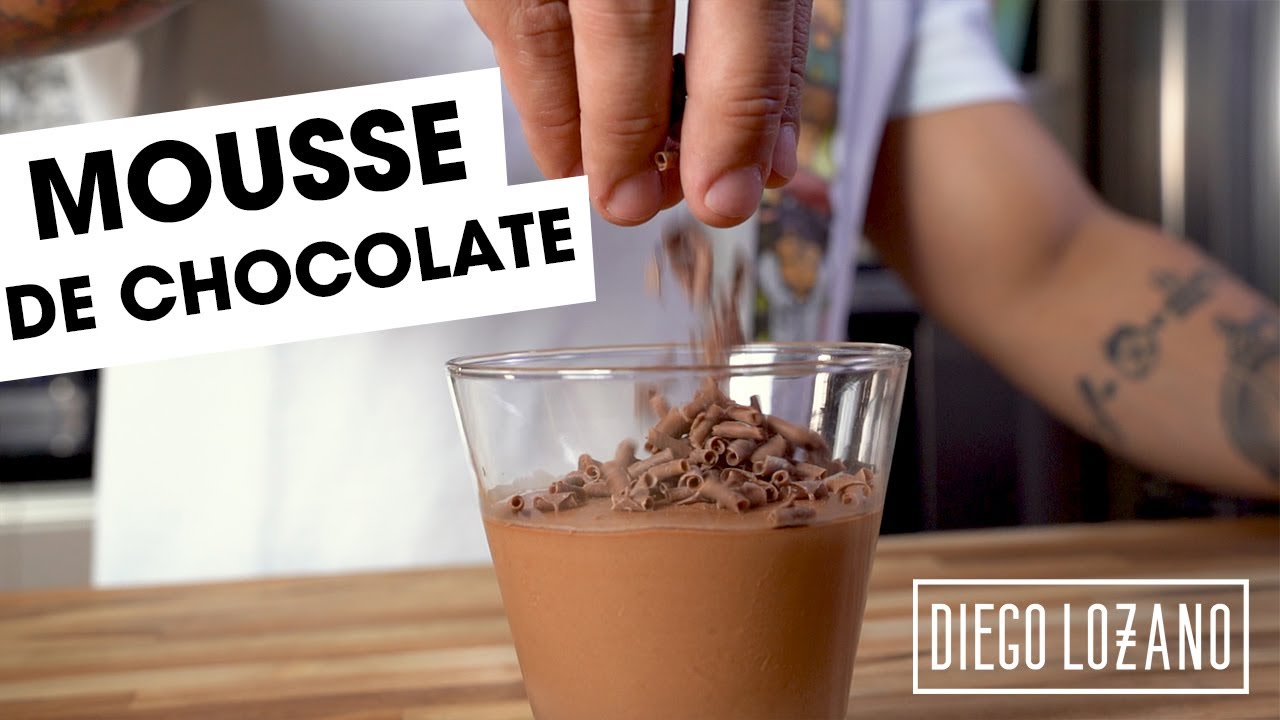 Como fazer uma Mousse de Chocolate - Chef Diego Lozano