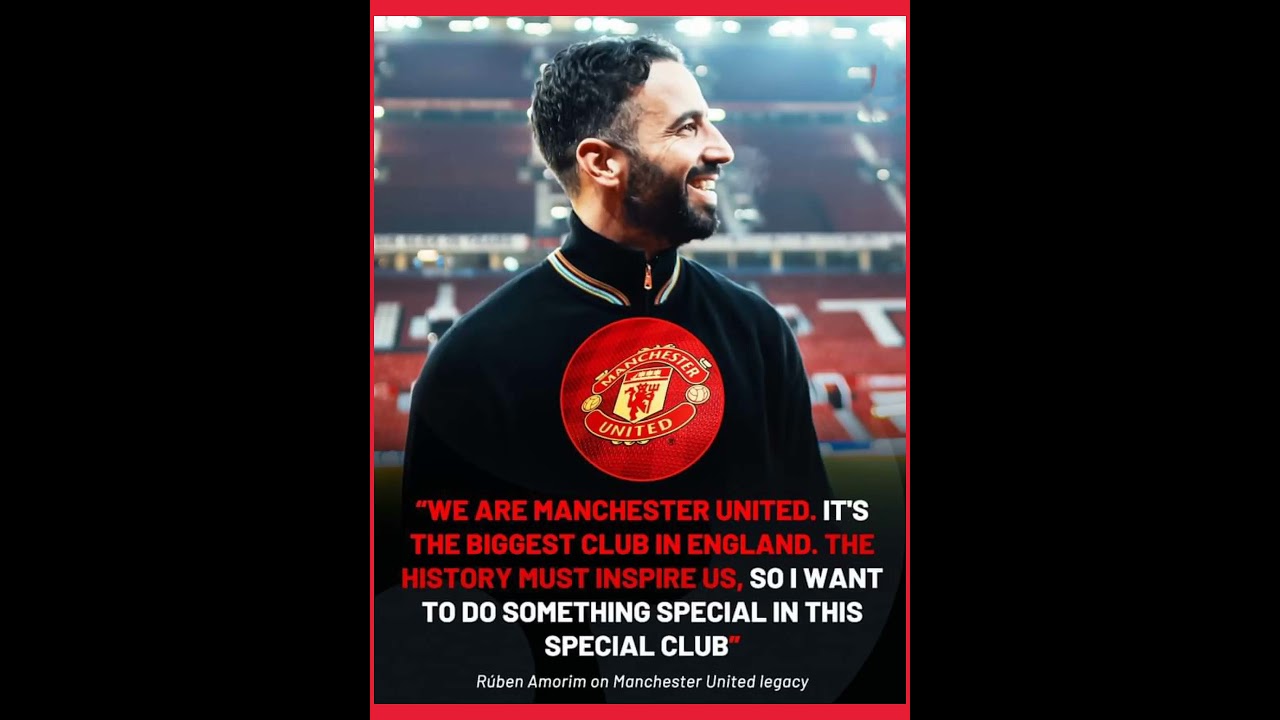 Manchester United's New Coach Ruben Amorim Reveals Vision in First Interview ⚽
