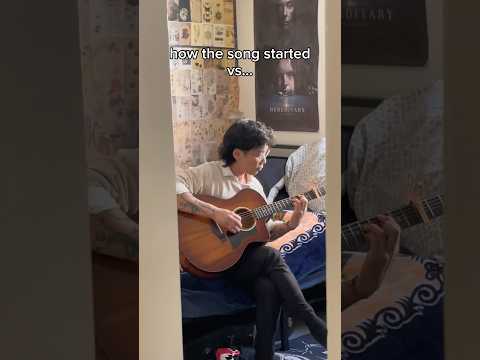 How The Song Started vs. How It Evolved #indiemusic #musician #guitar