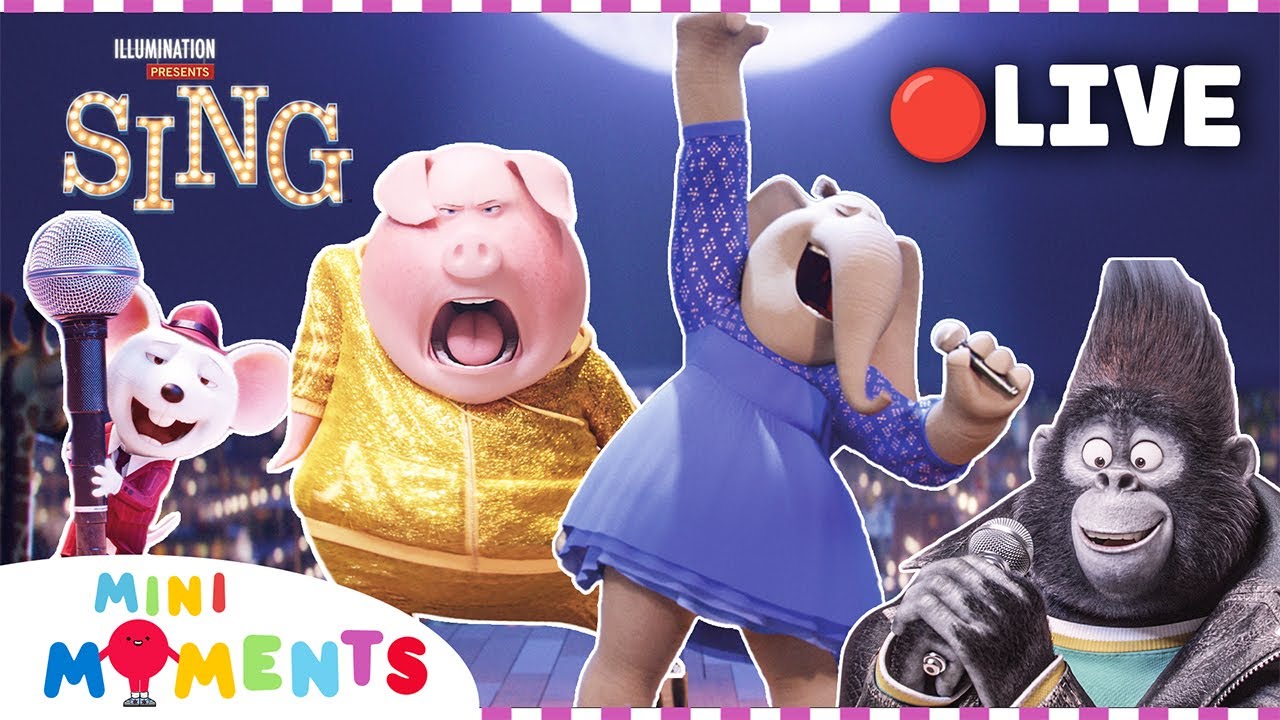 Sing & Sing 2 All Songs Marathon 🎶 Live