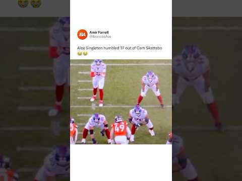 Cam SkatteWHO? 😂 #broncos #shorts