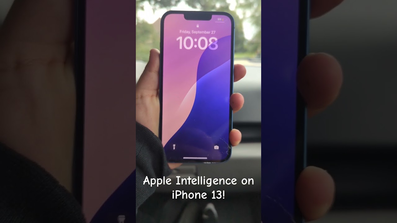 Apple Intelligence on iPhone 13 📱