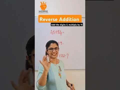 Reverse Addition #shorts #addition #maths