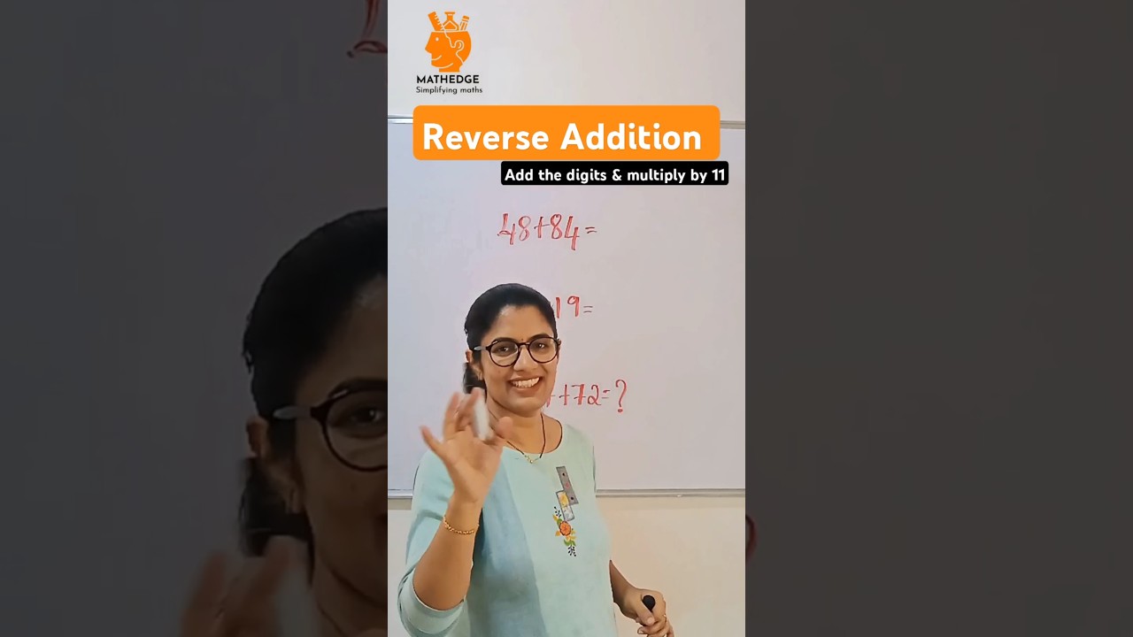 Master Large Addition Quickly with Reverse Addition! ✨