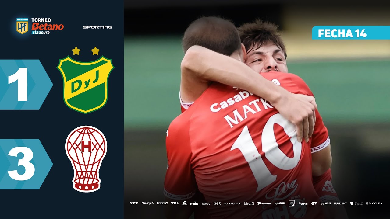 Huracán gana 3-1 a Defensa y Justicia en la Fecha 14