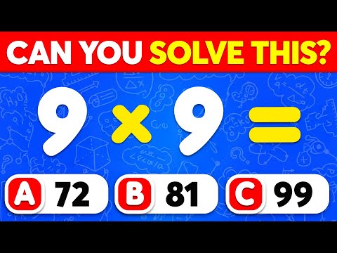 Can You Pass This Maths Quiz...? ➗🤓✖️ | Easy, Medium, Hard, Impossible