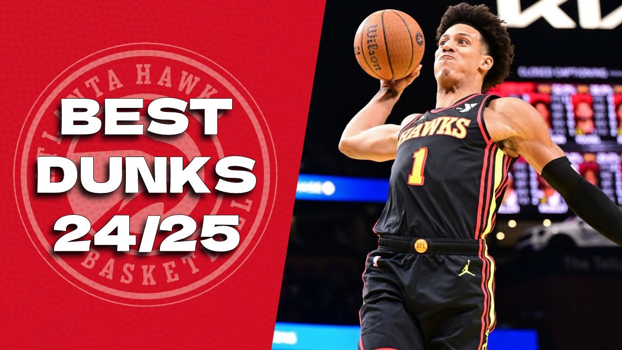 Epic Jalen Johnson Dunks of the 2025 Season 🏀