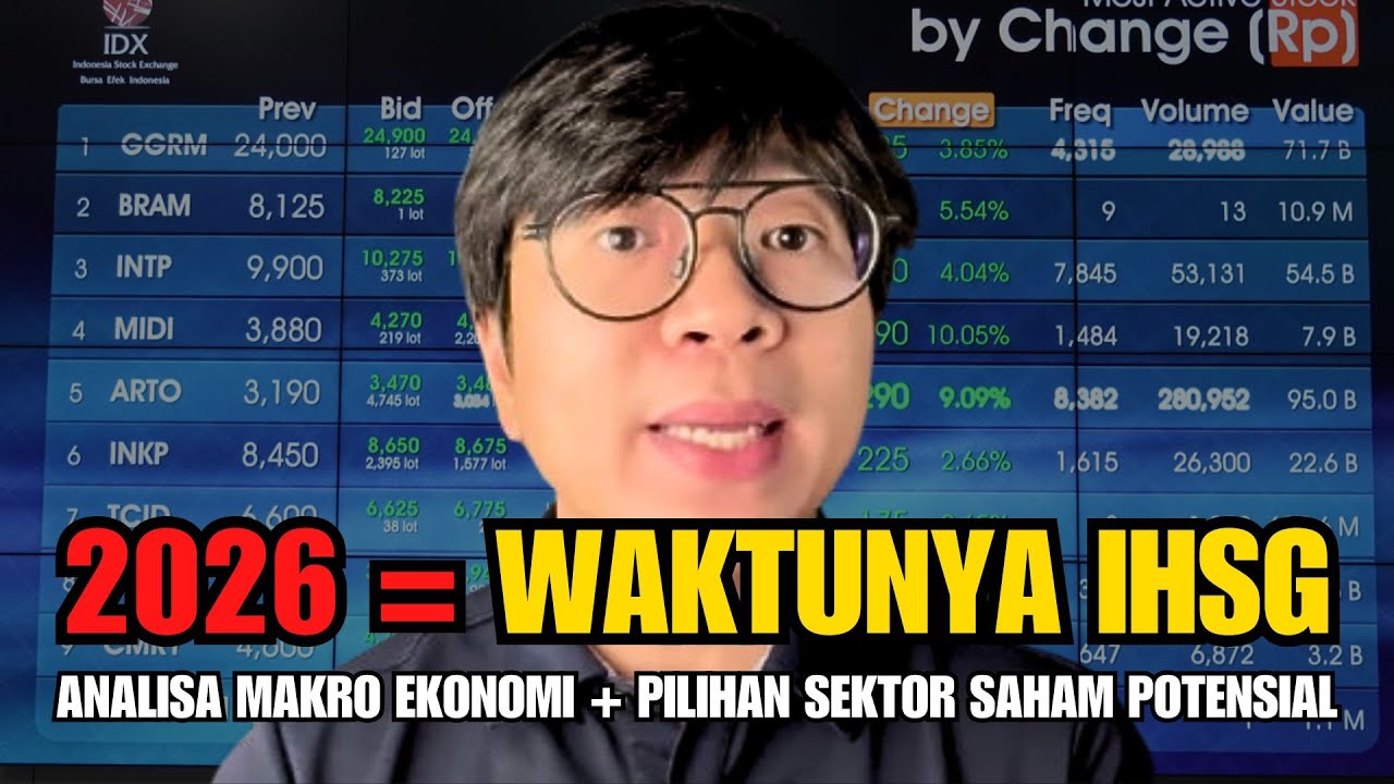 INI DIA PILIHAN SEKTOR & SAHAM DI IHSG YG MUNGKIN KEBANJIRAN FLOW (2026) - Diskusi Investasi