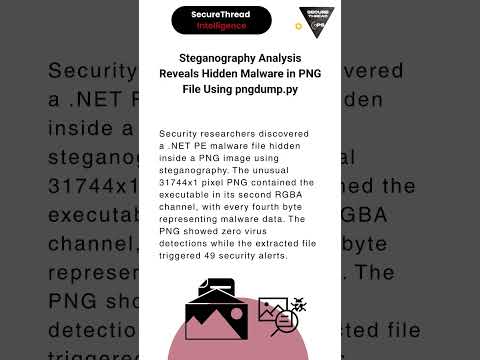 Steganography Analysis Reveals Hidden Malware in PNG File Using pngdump.py