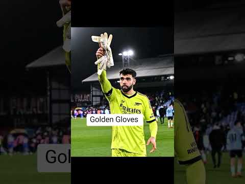 DAVID RAYA. PREMIER LEAGUE GOLDEN GLOVES! 🧤Second season in a row #Arsenal #raya
