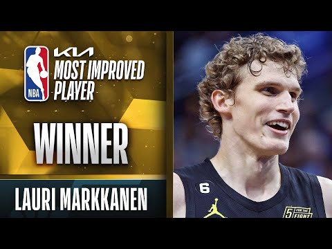 Lauri Markkanen is the 2022-2023 Kia NBA Most Improved Player! #KiaMIP