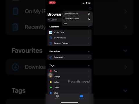 Accessing Google Drive from files app on apple iPhone.