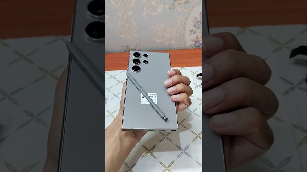 Most popular android phone of the year... samsung galaxy S24 ultra Unboxing #shorts #unboxing