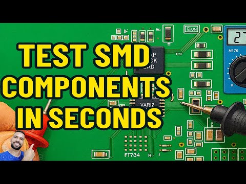 Electronic Components: Master SMD Testing with Multimeter, From Capacitor to IC | Electronics Repair