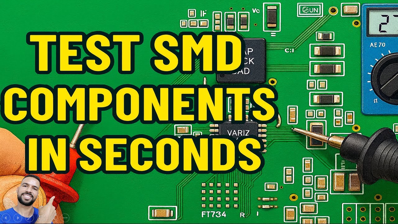 Master SMD Component Testing with a Multimeter: Capacitors, ICs & More ⚡