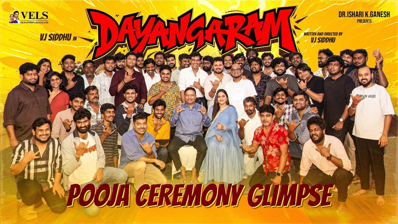 Dayangaram VJ Siddhu – Grand Pooja Ceremony Launch | Vels Film International