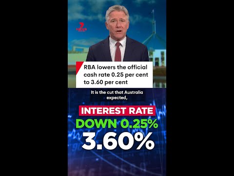 RBA drops cash rate to 3.60 per cent