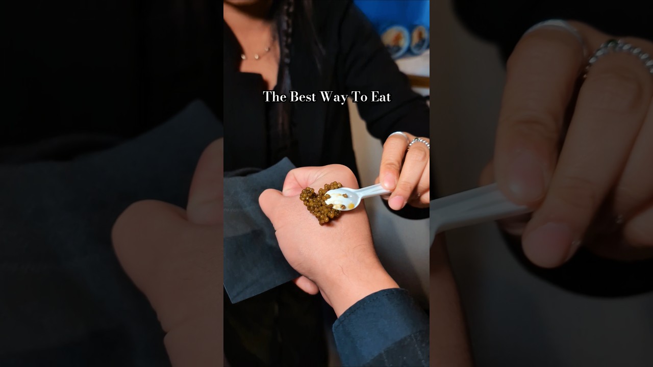 Master the Art of Eating Caviar Like a Pro 🤤 | First Caviar Bump Tips