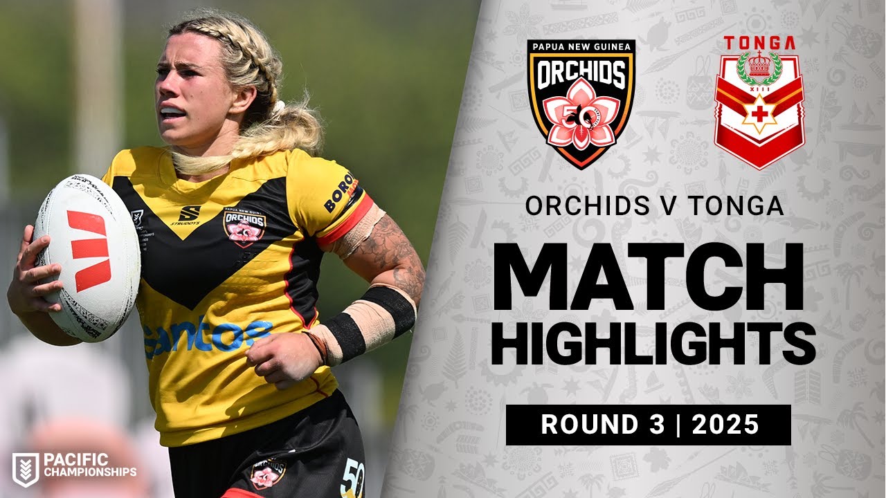 2025 Women's Pacific Championships: PNG Orchids vs Tonga XIII - Exciting Match Highlights 🌴
