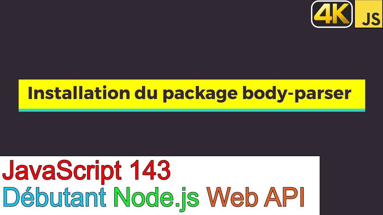 Guide Facile pour Installer et Configurer 'body-parser' dans Node.js 🌐