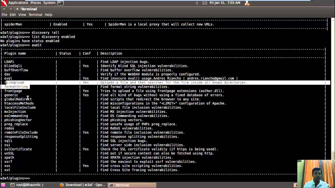 Master W3af for Cyber Security: Basic Usage & Key Plugins 🔐