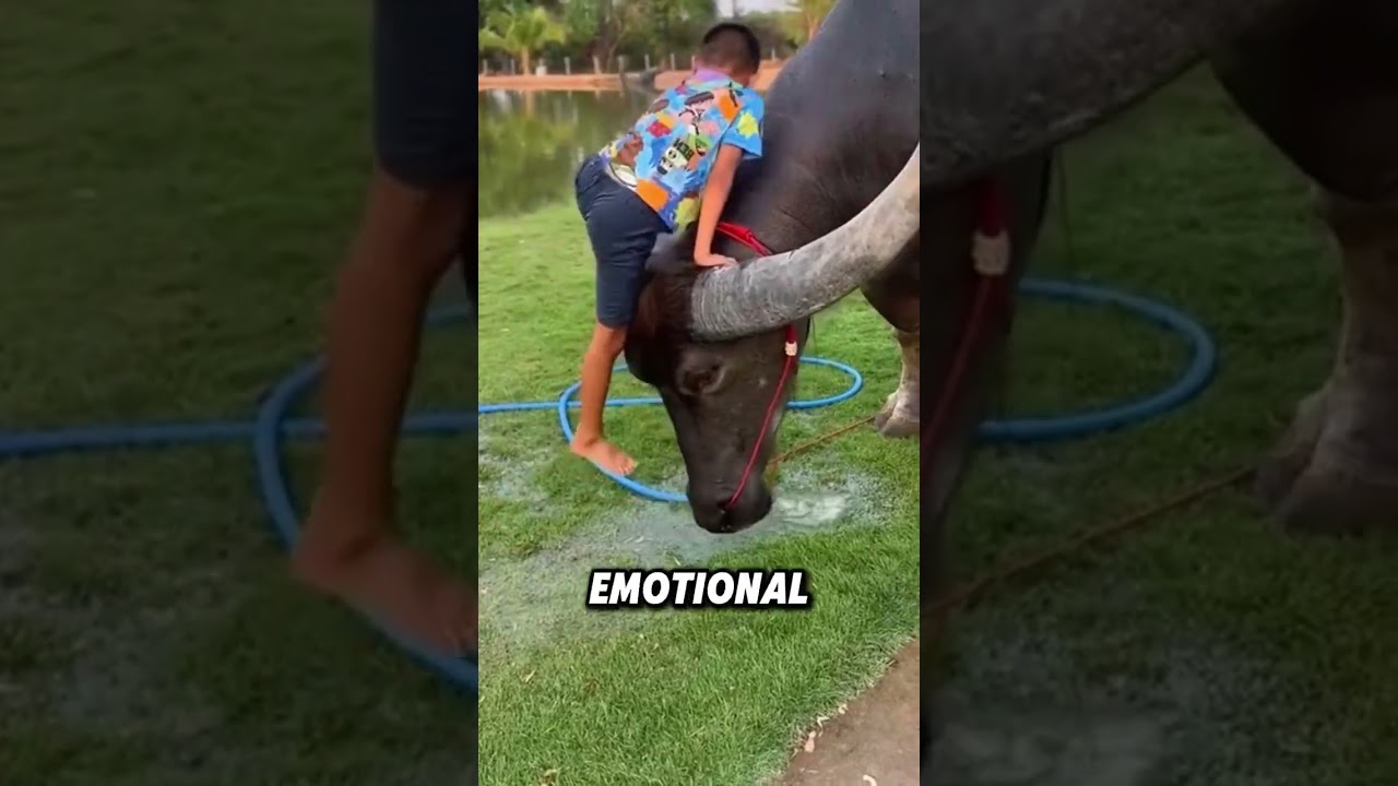 Buffaloes are too big to be pets#animals #funnyanimal #funny #cute #buffalo