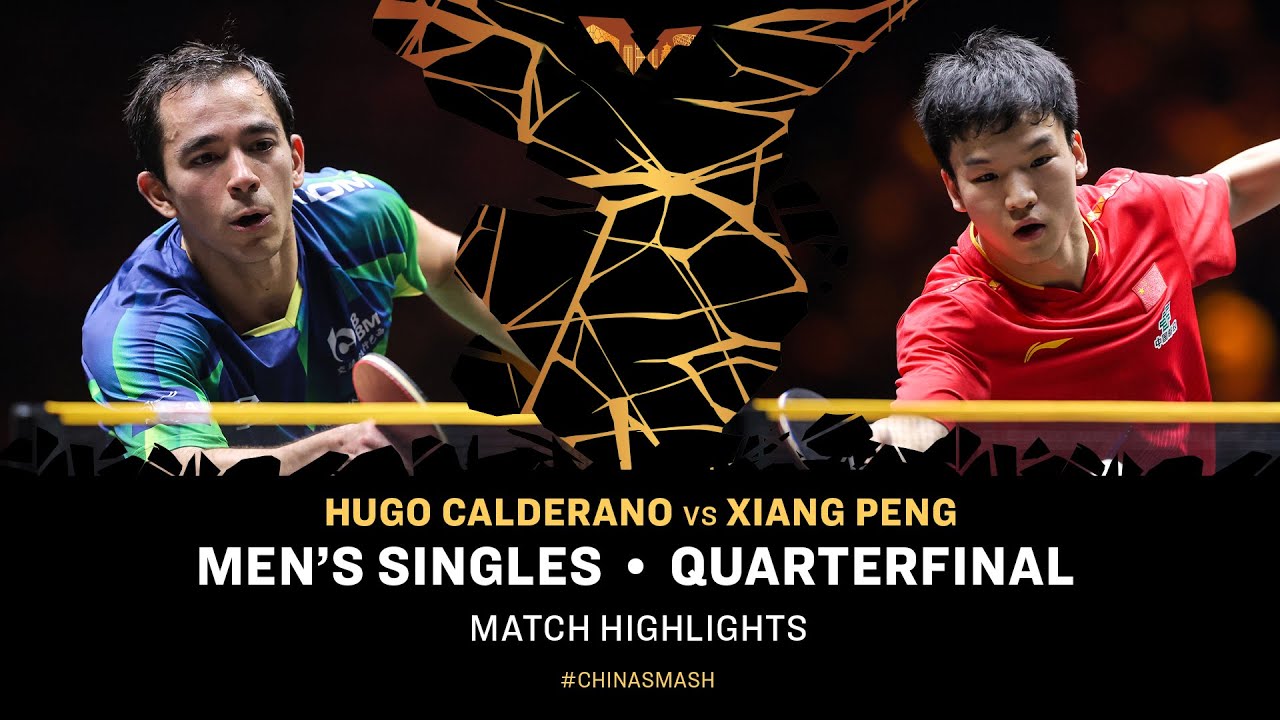 Hugo Calderano vs Xiang Peng | Exciting Quarterfinal Clash at China Smash 2025 🏓