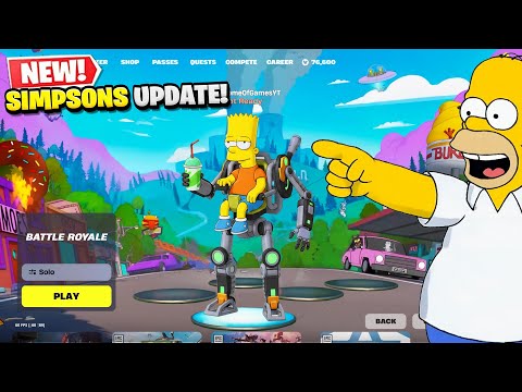 Fortnite’s *NEW* SIMPSONS Update is INSANE!