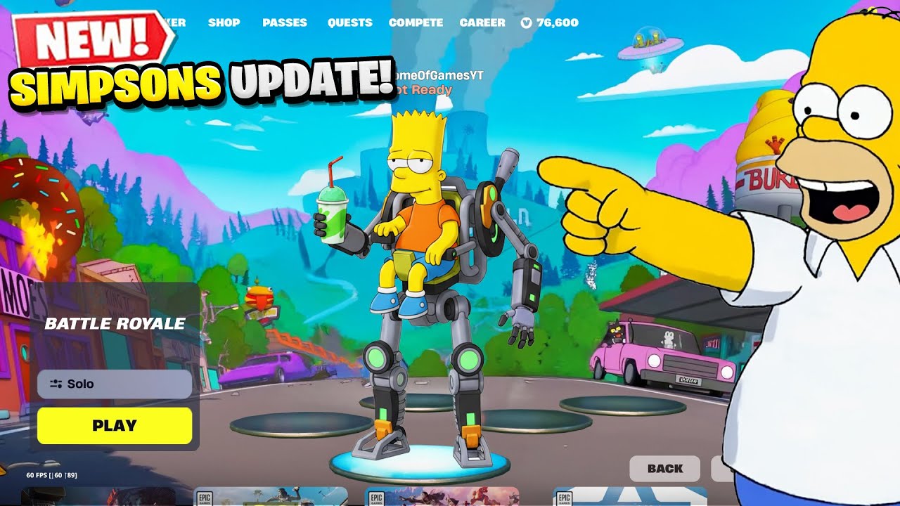 🚀 Fortnite Chapter 6 Mini Season 2: Exciting Simpsons Update Unveiled!