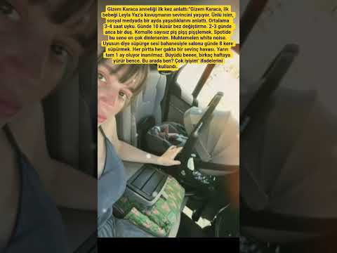 Gizem Karaca anneliği ilk kez anlattı:"Gizem Karaca, ilk bebeği Leyla Yaz'a kavuşmanın sevincin