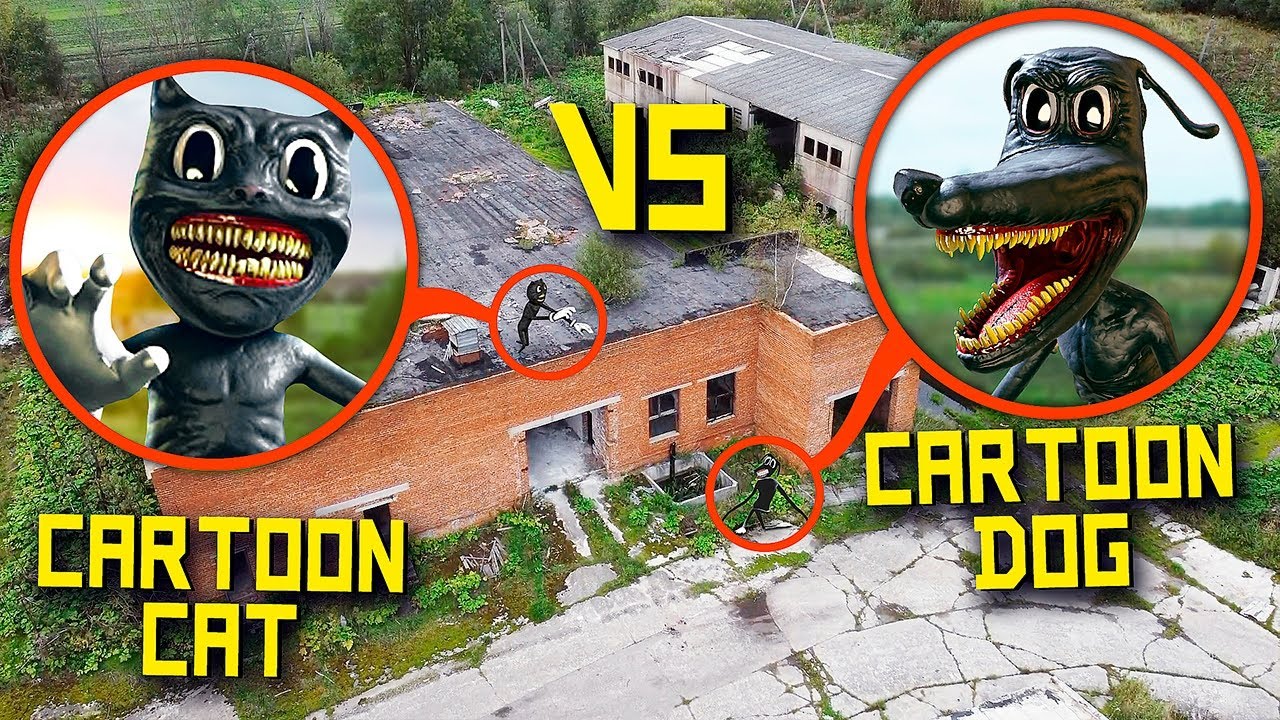 Серия 6: Мой дрон снимает, как Cartoon Dog нападает на Cartoon Cat! 🐶😺