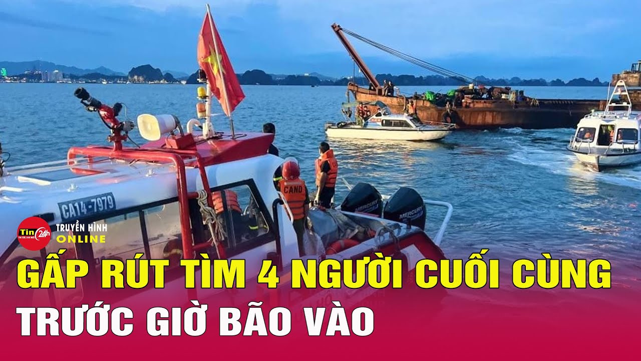 Cập nhật mới nhất vụ lật tàu du lịch ở vịnh Hạ Long: 4 người mất tích 🔍