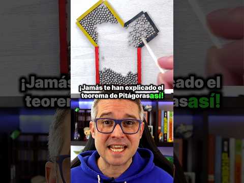🗯️ ÉPICO Teorema de PITÁGORAS #matemáticas #curiosidades #educativo